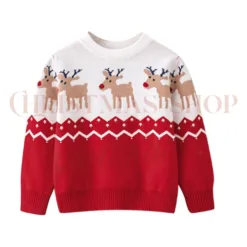 Festive Snowman Print Sweater Christmas Item in California